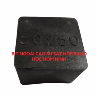 Chụp bịt cao su ngoài sắt hộp 50x50