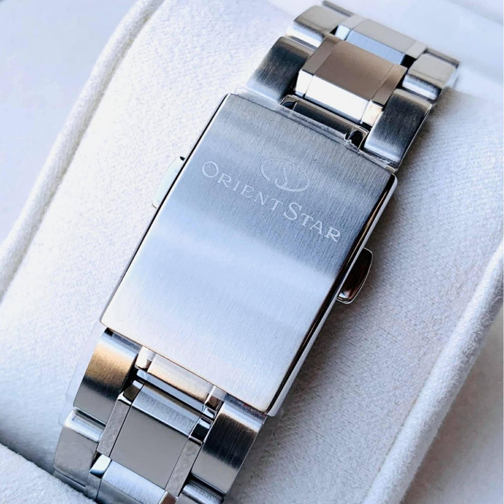 Đồng hồ Nam Orient Star RE-AV0004N00B Automatic Mặt đen,Hở tim,Báo cót-Máy cơ tự động-Dây kim loại-Size 41mm