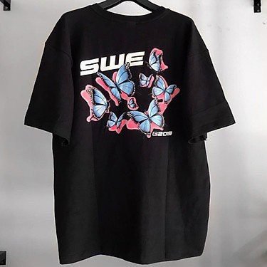 Áo thun Tay Lỡ SWE  form rộng Unisex nam nữ thời trang phong cách Ulzzang- AQ STORE