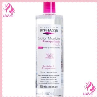 TẨY TRANG / BYPHASSE / Tẩy trang Byphasse Solution Micerallaire Face 500ml