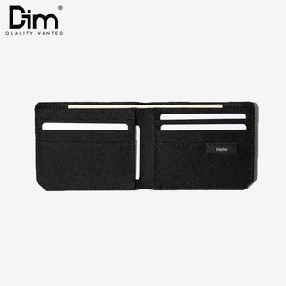 Ví Vải DIM Basic Wallet Unisex ( Đựng 6 - 10 Thẻ , Vải Polyester Canvas Chống Nước, Thiết Kế Tối Ưu Chứa Đựng) - Màu Đen