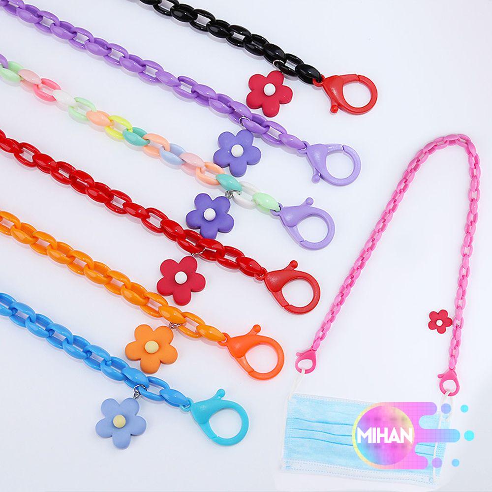 Dây đeo khẩu trang bằng acrylic chống thất lạc nhiều màu sắc thời trang sành điệu