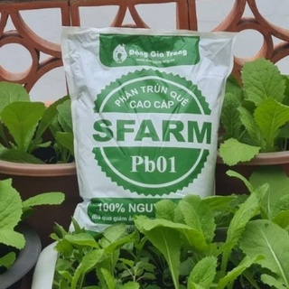 Phân Trùn Quế Hữu Cơ SFARM Cao Cấp (túi 2kg)