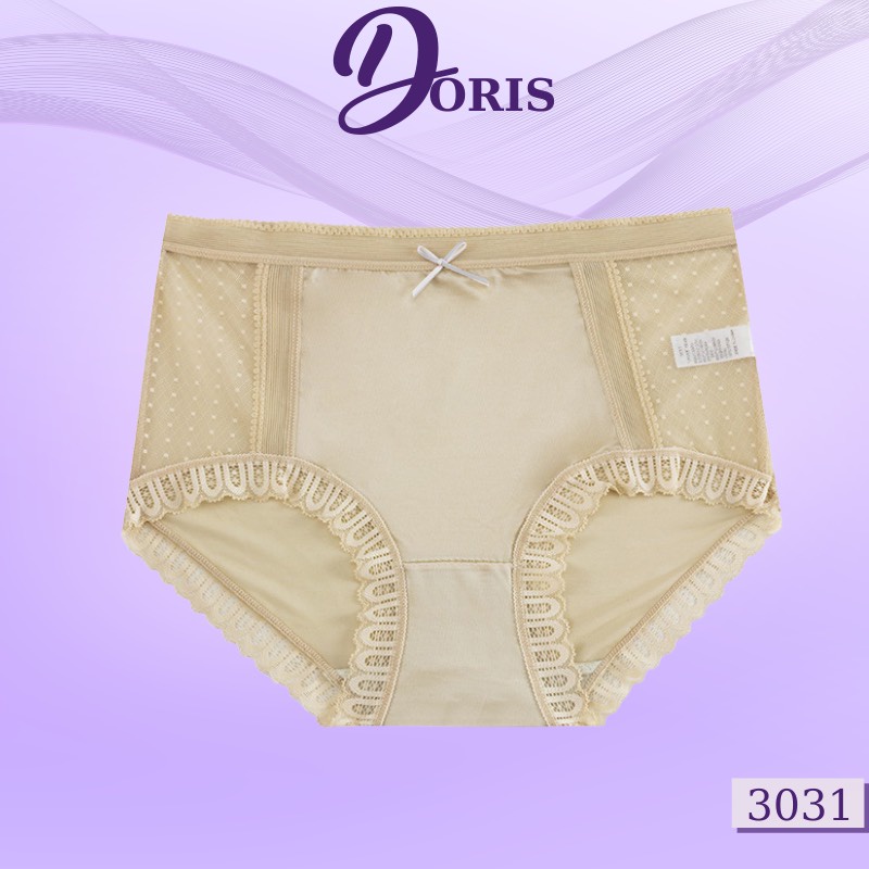 Quần Lót Cotton Phối Ren Mềm Mịn Co Dãn Thoáng Mát DORIS 3031