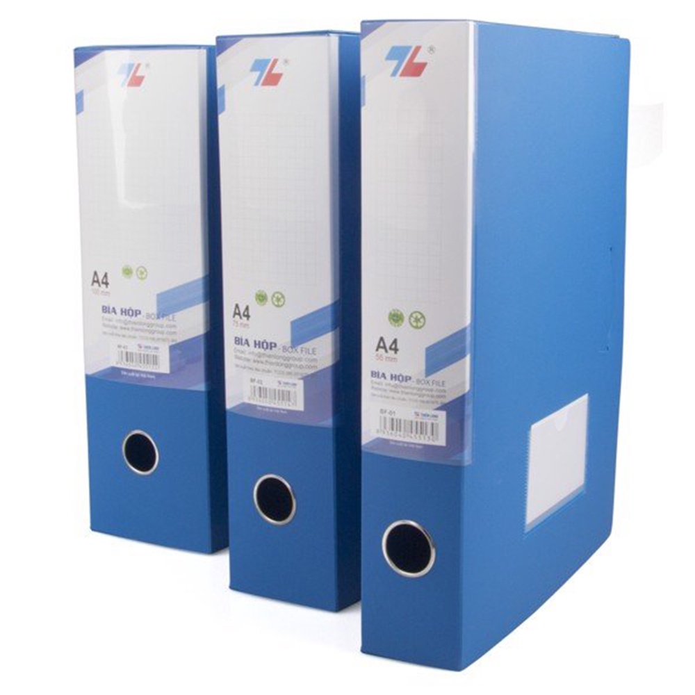 1 Bìa hộp PP 55-A4 FO-BF01 xanh