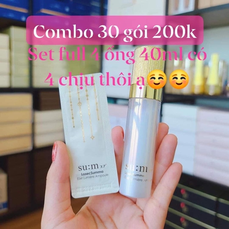 10 GÓI TINH CHẤT TRUYỀN TRẮNG SUM LOSEC ELIXIR LUMIERE AMPOULE siêu hot