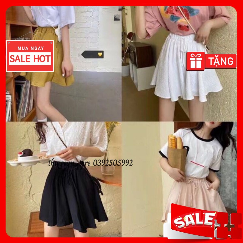 SẴN HÀNG | Quần giả váy đũi  Quảng Châu