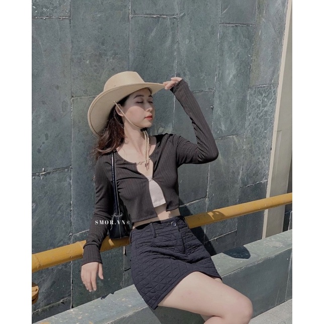 Khoác Ngoài Phối Xích Kèm Áo Hai Dây Cá Tính S17 - 25 Store