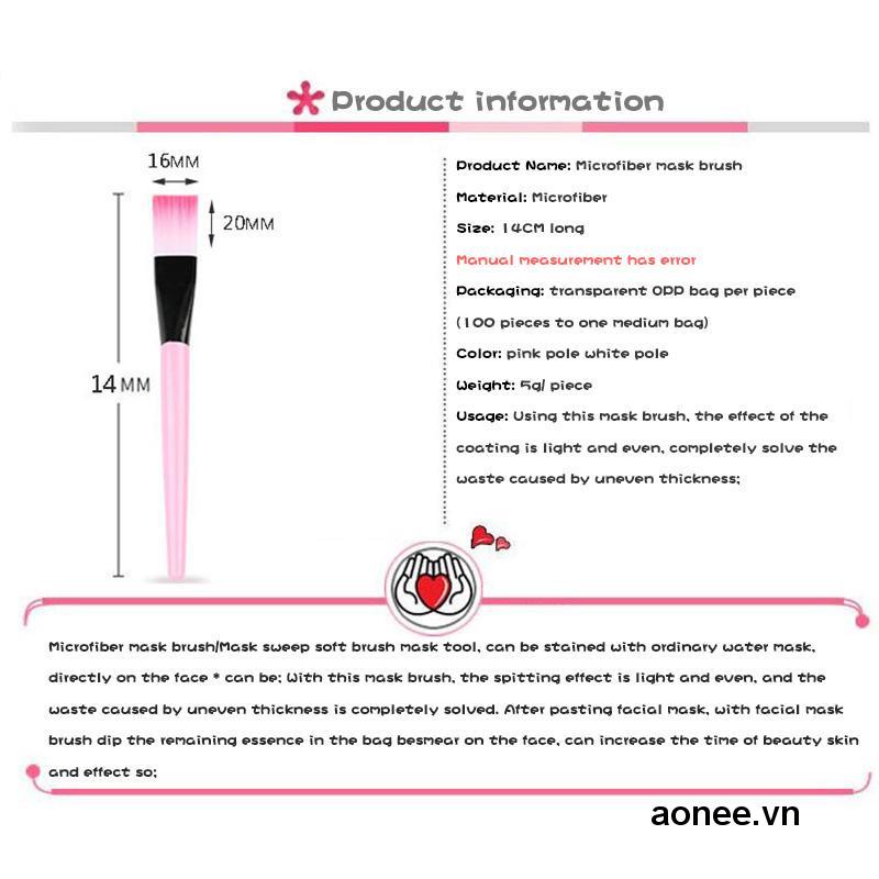 ✨✨Cọ quét đắp mặt nạ silicone mềm mại, tiện dụng