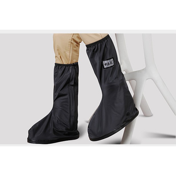 Ủng đi mưa ngoài trời cao cấp, chất liệu nhựa PVC 2 lớp loại đế dày cao cấp (Rainproof Shoe Cover)