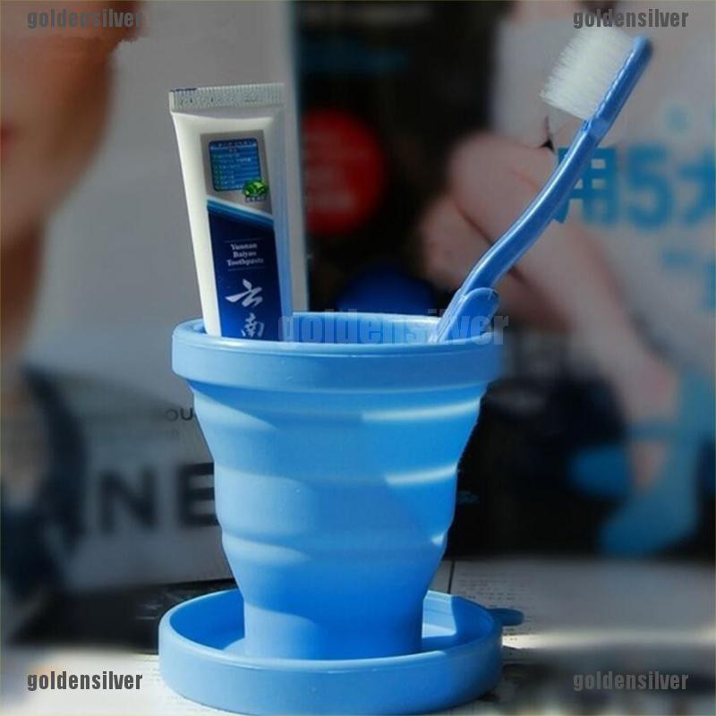 Cốc Uống Nước Silicone Có Thể Gấp Gọn Tiện Lợi Dành Cho Đi Du Lịch
