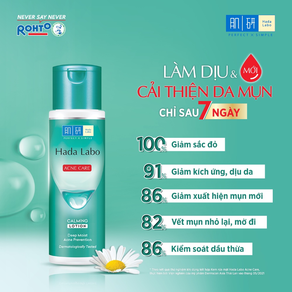 Nước hoa hồng Hada Labo Acne Care 170ml dành cho da mụn, da nhạy cảm