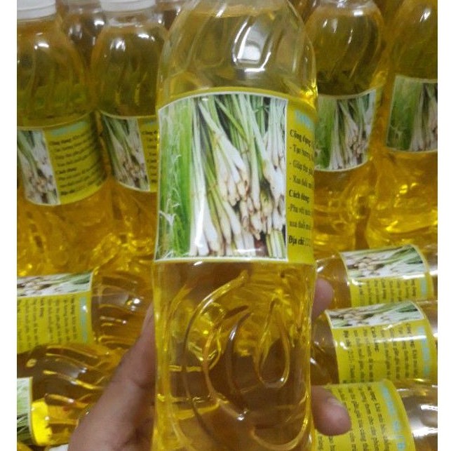 Tinh dầu sả chai 500ml dùng lau nhà, xông phòng