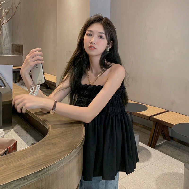 Áo ống không tay thời trang mùa hè phong cách quyến rũ cho nữ
