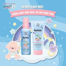 Xịt chống muỗi cho bé Remos baby hương Khuynh Diệp 60ml & 70g