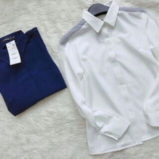 Áo sơ mi cổ đức phối tay Zara