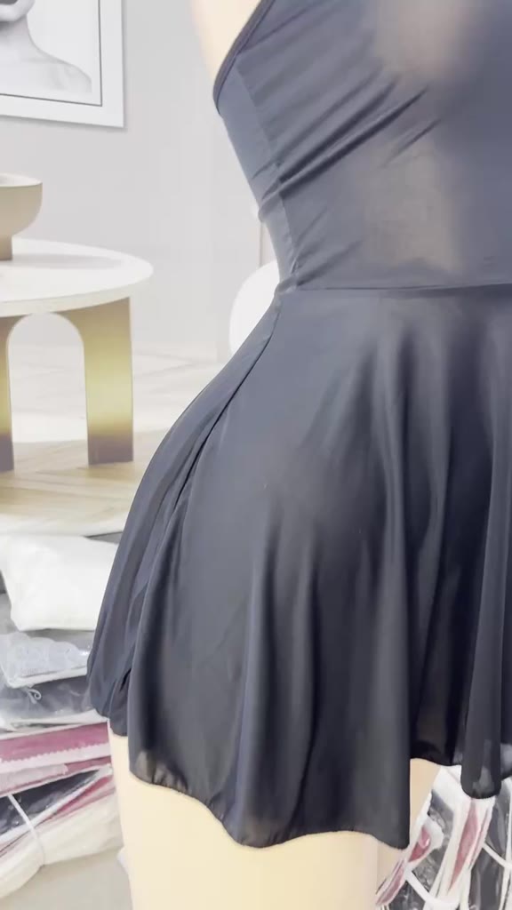 Váy ngủ sexy đầm ngủ 2 dây thun mát lạnh MALLYN mềm mịn,co giãn thoải mái màu trơn đỏ,đen,trắng ,xám Freesize ML8438 | BigBuy360 - bigbuy360.vn