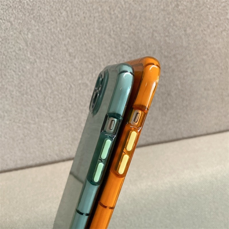 Ốp Điện Thoại Silicone Mềm Trong Suốt Chống Sốc Màu Dạ Quang Cho iPhone 13 11 12 Pro Max 13Pro 11