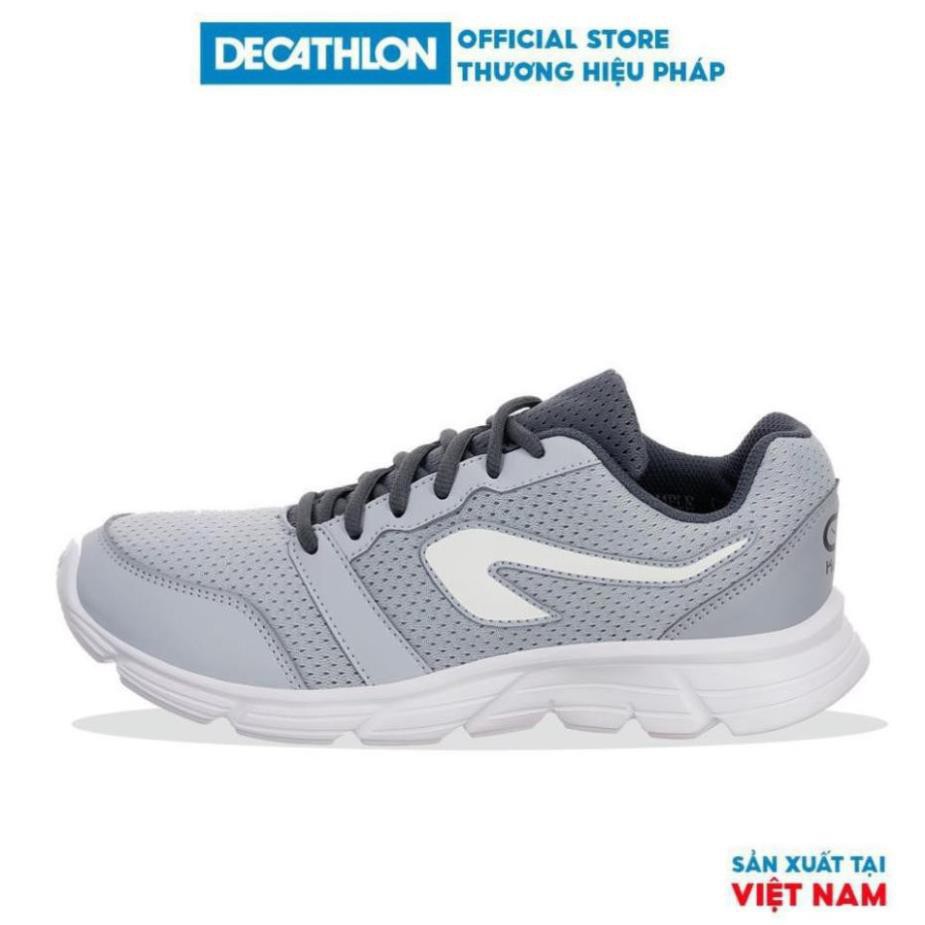 giày Giày Chạy Bộ Thể Thao Nữ KALENJI Run One Siêu Nhẹ - Xám P09 giày e.e