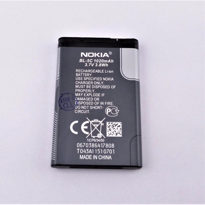 Pin NOKIA BL 4c 5c cao cấp cho 1110i, 1200, 1280, 105 ko báo lỗi sạc KLH