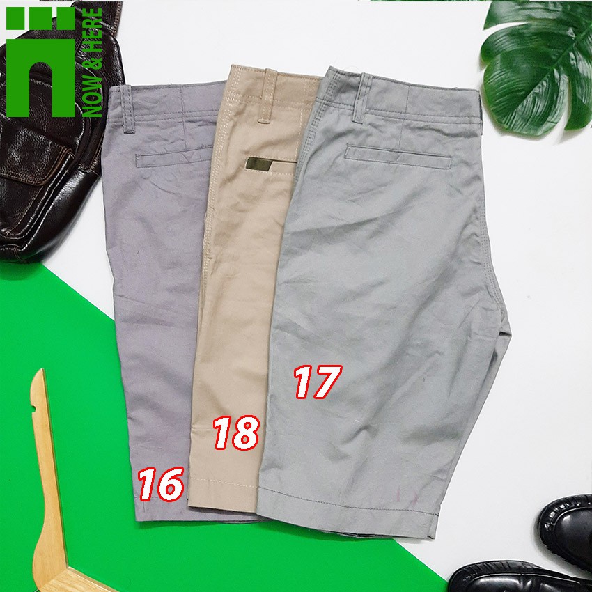 Quần short nam cho người từ 45kg - 80kg, quần short kaki nhiều màu - NH Shop