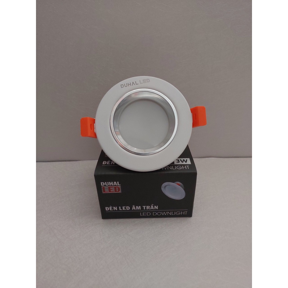 (SALE) ĐÈN LED DOWLIGHT ÂM TRẦN 3W ÁNH SÁNG VÀNG DUHAL