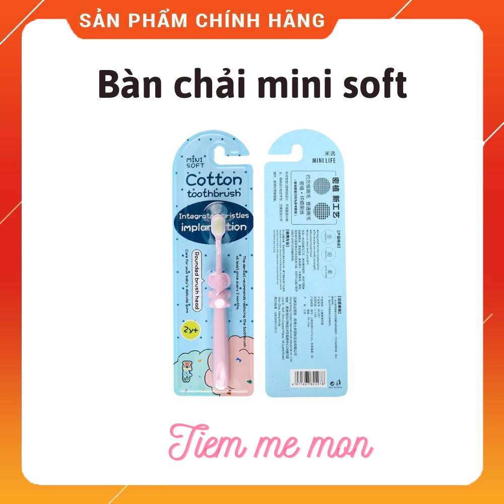 Bàn chải đánh răng siêu mềm MINI SOFT bảo vệ răng lợi tốt hơn