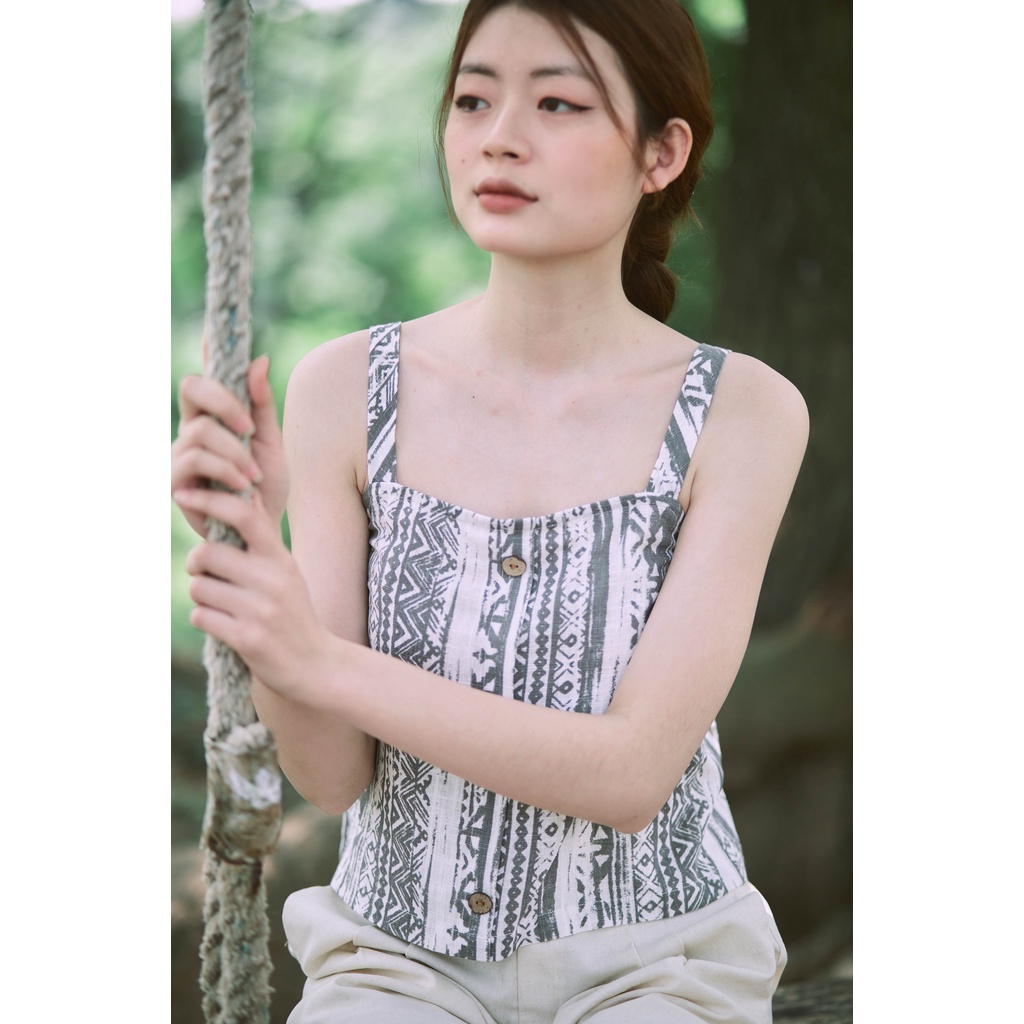 Áo Hai Dây Thổ Cẩm