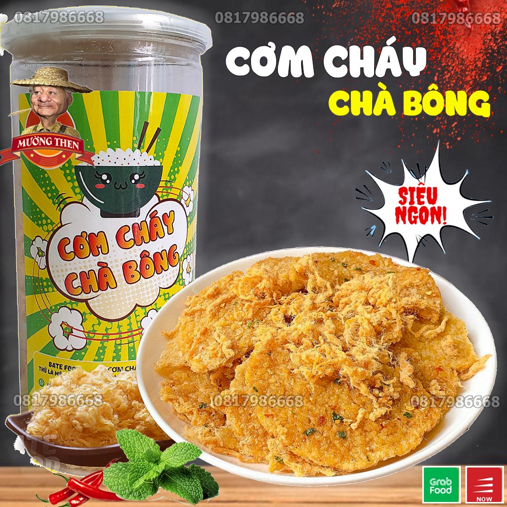Cơm Cháy Chà Bông Giòn Rụm Vị Đậm Đà Từ Thịt Hũ 300g, Đồ Ăn Vặt Ngon Tiện Lợi