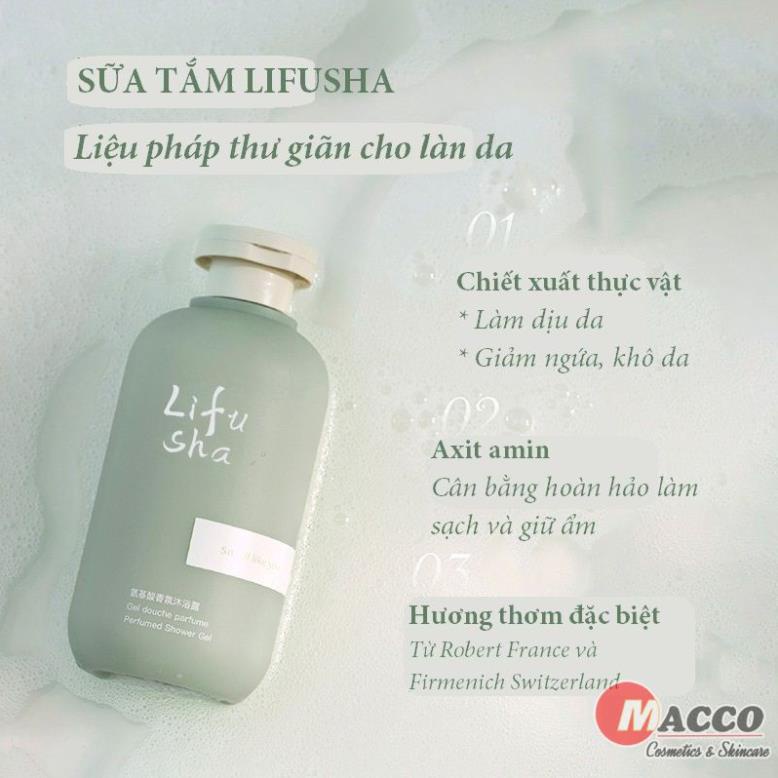 Sữa Tắm Nước Hoa Lifusha Thư Giãn 300ml - Lưu Hương Thơm Dịu Nhẹ