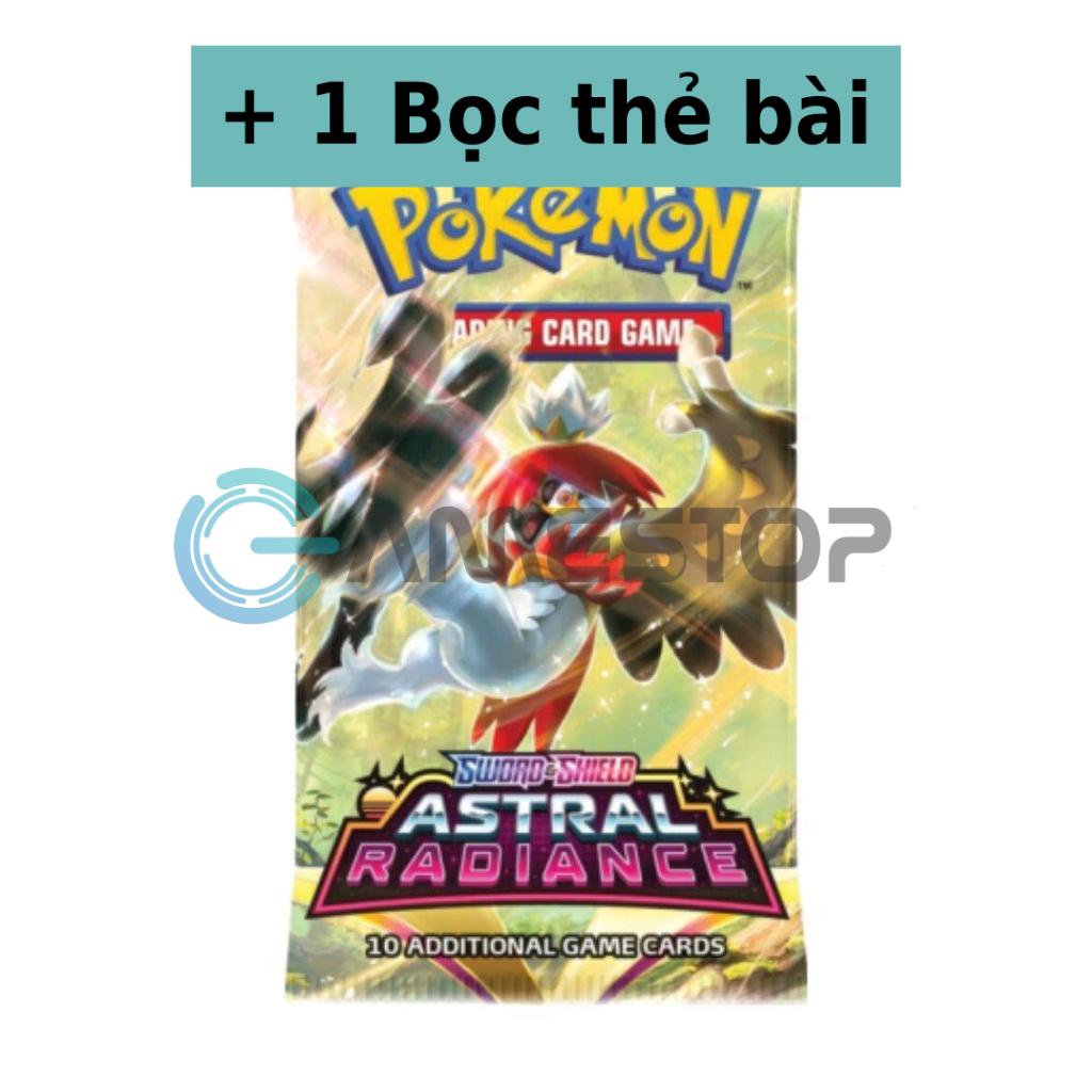 Thẻ bài và bọc thẻ bài Pokemon TCG Sword and Shield Astral Radiance Booster Pack CHÍNH HÃNG MỸ POKTCGUSBP59