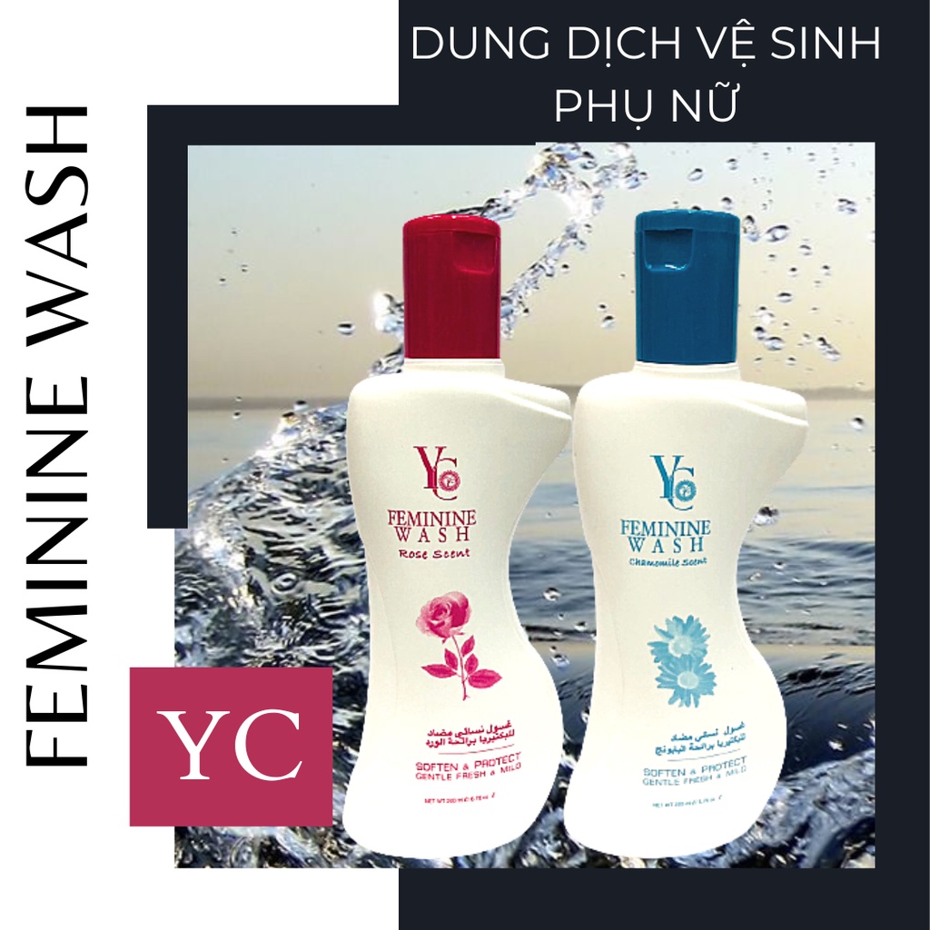 Dung Dịch Vệ Sinh Phụ Nữ Cao Cấp Feminine Wash YC 200ml