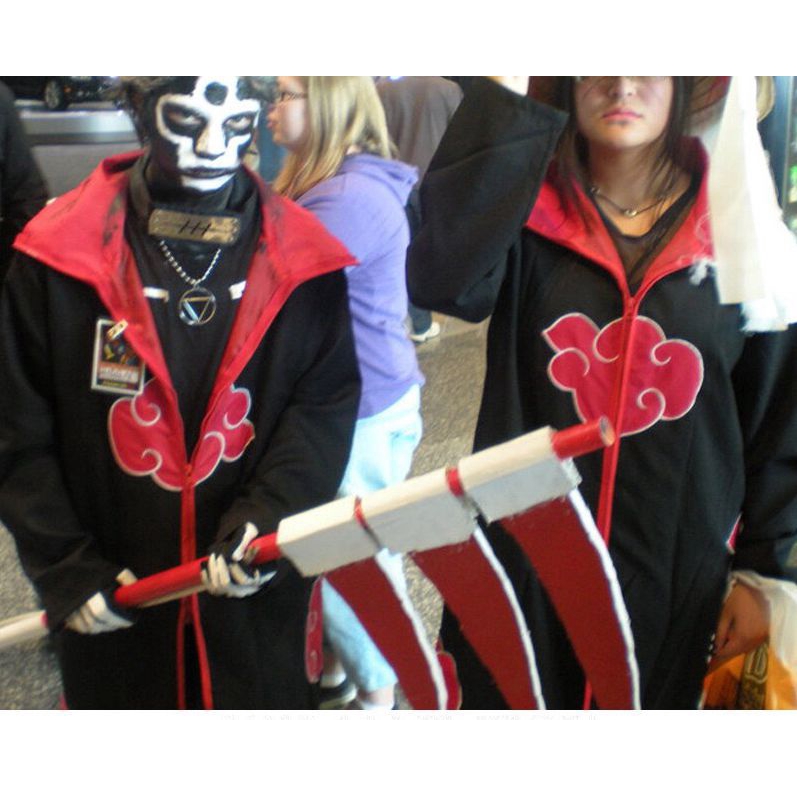 Áo khoác hóa trang Naruto Akatsuki Sasuke Uchiha Itachi thời trang cho nam