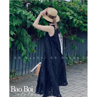 Váy Sát Nách Hoa Chìm 3 Màu - 23rd.September