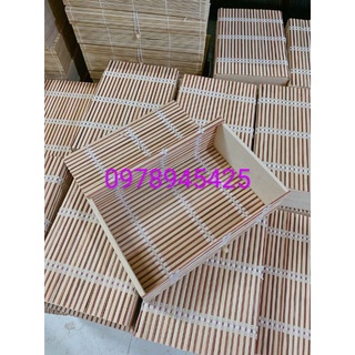 Hộp mành tre hộp tre giỏ mây tre đan mã 01
