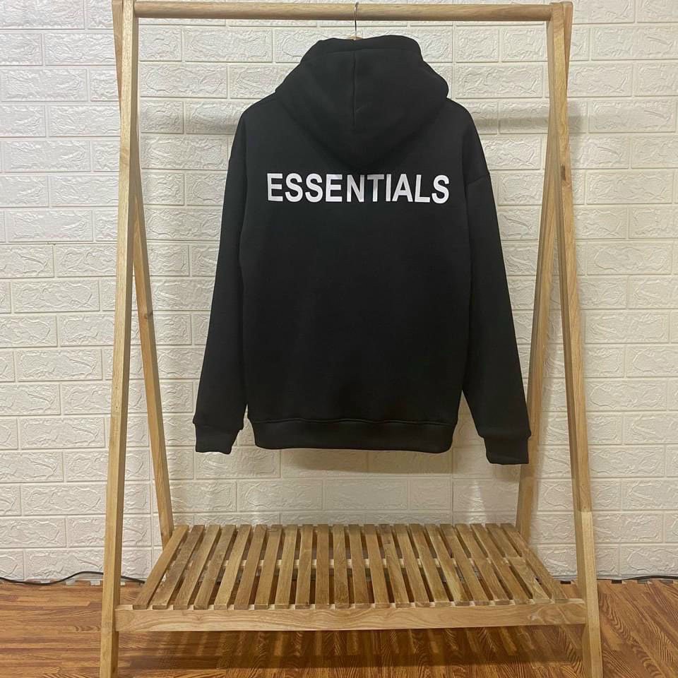 Áo Hoodie Nỉ Nam Nữ From Rộng Unisex Chất Nỉ Cotton Bao Dày Không Đổ Lông In Dạ Quang Phát Sáng (essentials)
