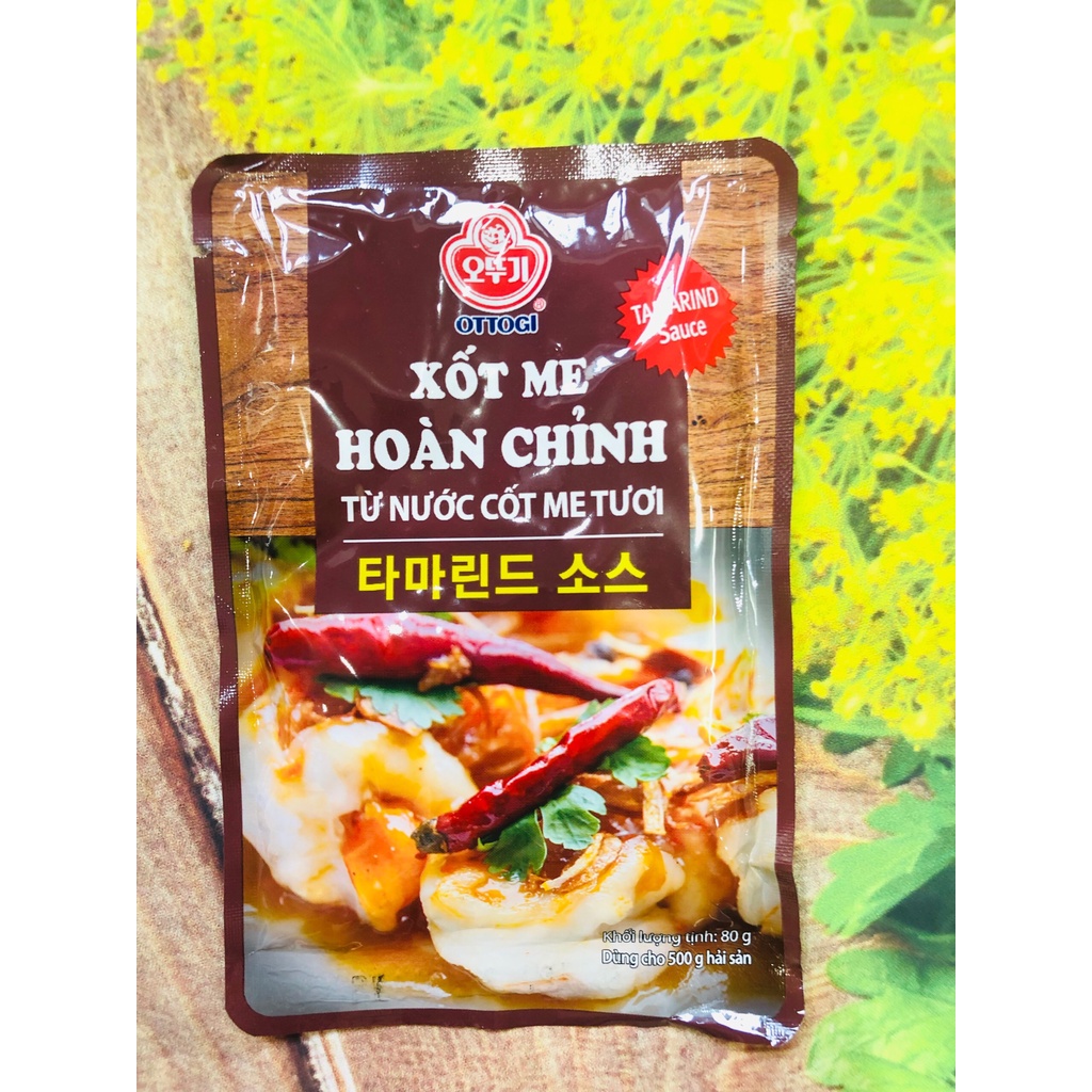 Xốt Me hoàn chỉnh Ottogi gói 80g (làm các món sốt me..) tiện lợi