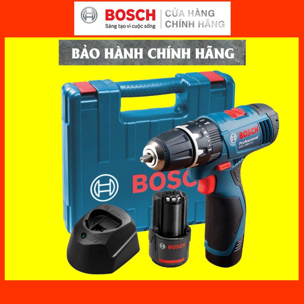 [HÀNG CHÍNH HÃNG] Máy Khoan Vặn Vít Động Lực Dùng Pin Bosch GSB 120-LI