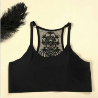 Aó Nữ Bra Lá Phối Ren