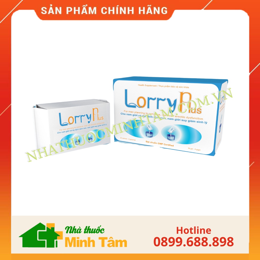 Lorry Plus Thực Phẩm Chức Năng Hỗ Trợ Sinh Sản Nam