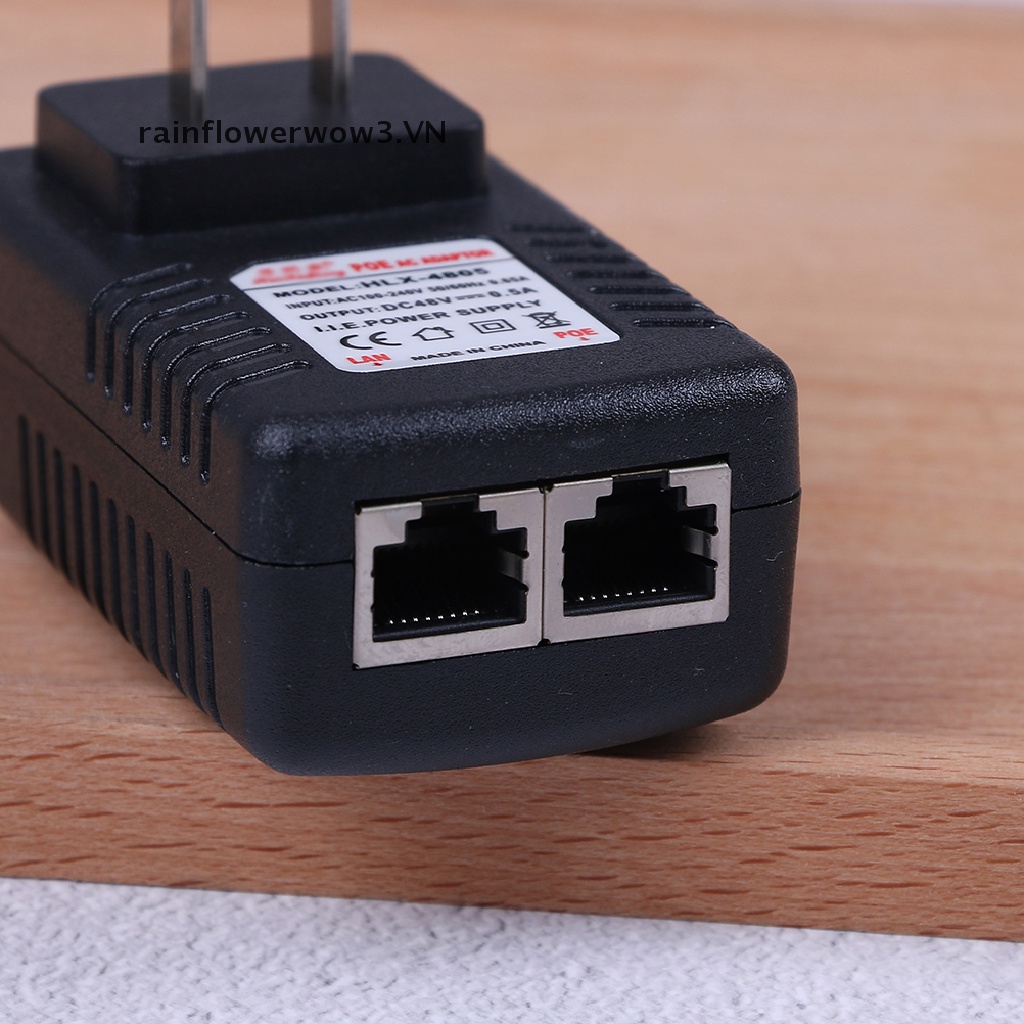 Bộ Nguồn poe 48V-0.5A Phích Cắm Tường Cho Điện Thoại / camera