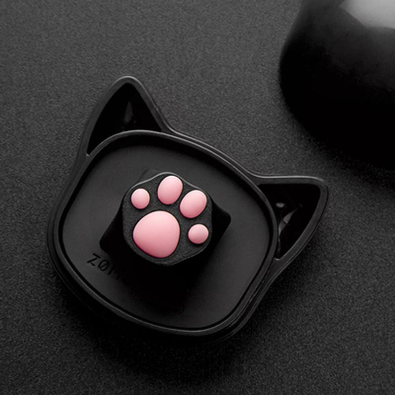 LIDU1  Personality Customized ABS Silicone Kitty Paw Artisan Cat Paws Pad Keyboard keyCaps for Cherry MX Switches