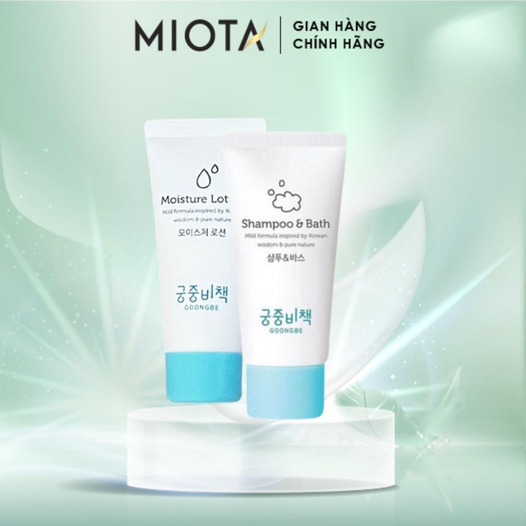 MINISIZE Combo Sữa Tắm Gội Và Sữa Dưỡng Thể Dịu Nhẹ Goongbe Moisture Lotion 30ml