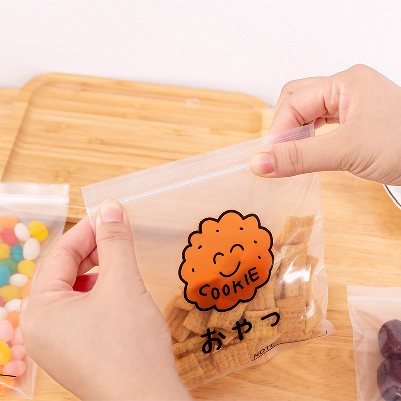 Túi Zip Đựng Đồ Đa Năng Tiện Dụng Hình Bánh Mì Cookie Xinh Xắn