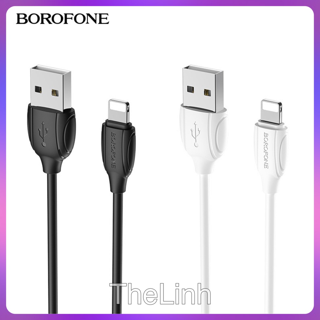 Dây cáp sạc Borofone BX19 chính hãng - Đủ 3 chuẩn MicroUSB / Type-C / Lightning