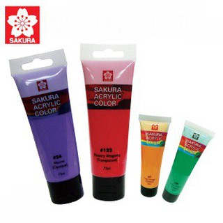 Màu Acrylic Sakura Tuýp 75ml