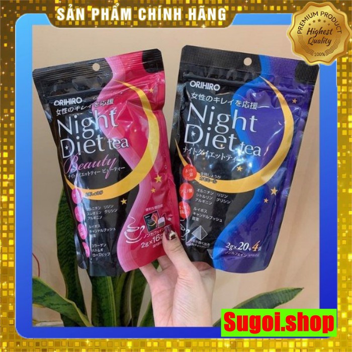 Trà Giảm Cân Night Diet tea - ORIHIRO NHẬT BẢN