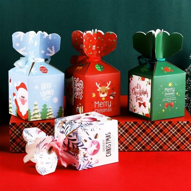 Hộp quà Noel nhỏ xinh phong cách Hàn Quốc đáng yêu BBShine – G004