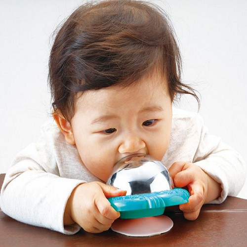 Đồ chơi bé sơ sinh 6 tháng tuổi - Xúc xắc gương cầu kích thích trí tò mò từ PEOPLE Nhật Bản BB072