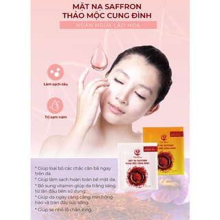 Mặt Nạ Saffron Thảo Mộc Cung Đình (Hộp 24 gói, liệu trình 3 tháng)